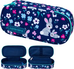 Piórnik kosmetyczka etui usztywniany z klapką króliczkiem Bunny AC6 ASTRA