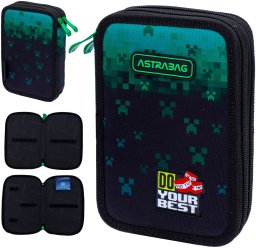 Piórnik podwójny dwukomorowy bez wyposażenia Minecraft Do Your Best ASTRA