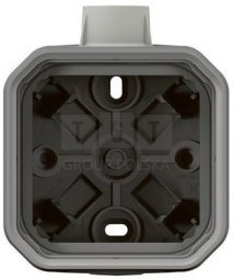 Legrand PLEXO55 podkładka z dławikiem kablowym M20 2 moduły szary (69656L)