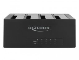 DeLOCK 63930, HDD, SSD, Serial ATA, 2.5,3.5", USB 3.2 Gen 1 (3.1 Gen 1) Type-B, Black, 5 Gbit/s