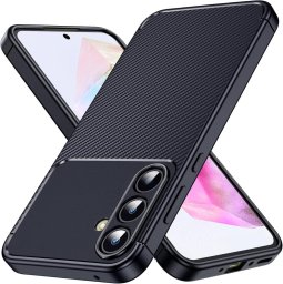 Etui Supero TPU Carbon do Samsung Galaxy A16 5G, czarne