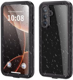 Etui wodoszczelne na telefon pancerne 360 Supero do Samsung Galaxy A56 5G, czarne