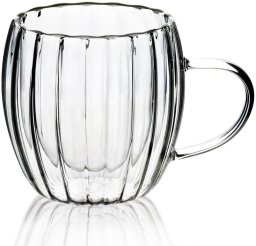 PETER Kubek ze szkła borokrzemowego 240ml 8,2x5,5x9cm