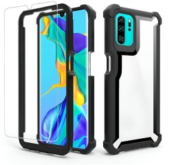 Etui pancerne Supero Spare 360 do Huawei P30 Pro, przezroczysto-czarne