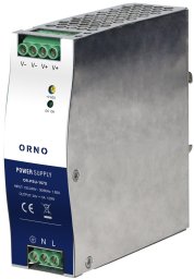 Zasilacz przemysłowy, na szynę DIN, 24VDC, 5A, 120W, w metalowej obudowie