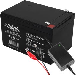 Akumulator żelowy 12V 10Ah XTREME + ładowarka