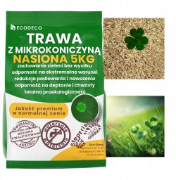 Nasiona Trawy Trawa Uniwersalna z Mikrokoniczyną Samonawożący Mieszanka 5kg