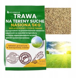 Trawa na Tereny Suche Samoregenerująca Nasiona Eco Deco 5kg Odporna Susza