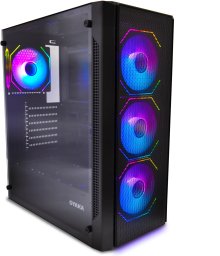 Obudowa OYAKA Obudowa komputerowa FUSION TOWER FT-G1, 4x wentylator ARGB