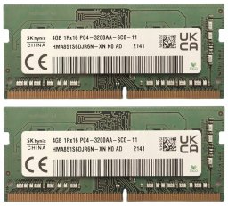 Pamięć RAM DDR4 SK Hynix SODIMM DDR4 8GB 3200MHz (HMA851S6DJR6N-XN)
