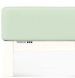 Prześcieradło Schlafgut Premium 120x200-130x220 Green Light 643 - M bawełna, antyalergiczny