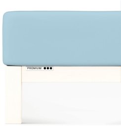 Prześcieradło Schlafgut Premium 90x190-100x220 Blue Light 536 - S bawełna, antyalergiczny