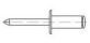 TOOLCRAFT 159963 Åben blindnitte (Ø x L) 5 mm x 35 mm Aluminium Stål 100 stk