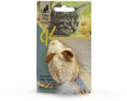 Kitty play mouse squeaking tail
