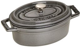 Mini garnek żeliwny owalny Staub - 250 ml, Grafitowy