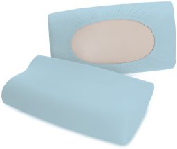 Poszewka Schlafgut Pure Blue Light - (536) 95% bawełna, 5% elastan