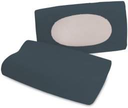 Poszewka Schlafgut Pure Gray Deep - (556) 95% bawełna, 5% elastan
