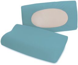Poszewka Schlafgut Pure Petrol Mid - (467) 95% bawełna, 5% elastan
