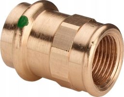 Viega Kształtka przejsciowa z SC 15 x 3/4 braz / blyszczacyŁącznik do rur