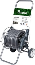 BĘBEN WÓZEK NA WĄŻ OGRODOWY ZESTAW 50mb 1/2" NA KOŁACH WHITE SILVER PLUS KARTA