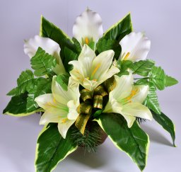 BURIAL WREATH 45X45X28CM N2-KL