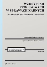 Wzory pism procesowych w sprawach karnych EDUKAMP