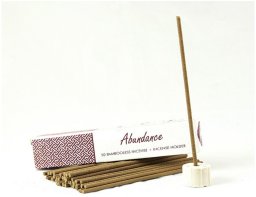 Song Of India Song of India Abundance Bez bambusa kadzidła indyjskie z ceramicznym stojakiem 50 szt.