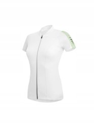 Damska koszulka rowerowa zeroRH+ Spirit WHITE - PASTEL GREEN - S