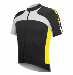 RH+ Koszulka rowerowa zeroRH+ Agility FZ black-acid yellow - S