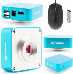 Kamera do Mikroskopu Optycznego 5MP Blue Angel Techrebal HDMI USB Myszka