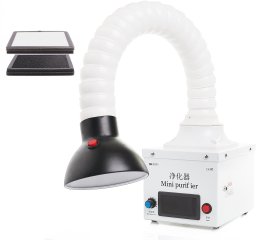 Pochłaniacz Oparów Dymu Odsysacz SN-1011 + Zestaw Filtrów HEPA Węglowe