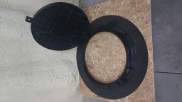 GARDEN SEWER COVER 780PE-B-PL1 A15 BLACK