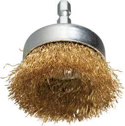 WIRE CUP BRUSH (BRASS COATED)
