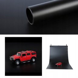 TŁO FOTOGRAFICZNE CZARNE PVC 120x200 WINYL TŁA