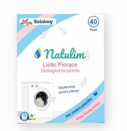 Natulim, Eko listki do prania, Kwiatowe, 40 sztuk