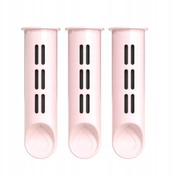 ZESTAW 3 filtry do butelki filtrującej Dafi SOFT i SOLID baby pink