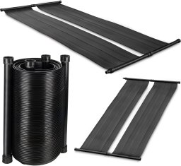 Coil panel solarny do podgrzewania wody w basenie elastyczny 0.6 x 3.66m 2szt
