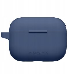 Etui silikonowe AMAZINGTHING Omni Case do AirPods Pro 2 - ciemnoniebieskie