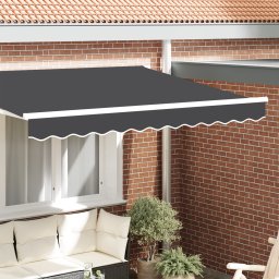 vidaXL Zasłona markizy antracytowa 2,5 m 2,3x0,2 m