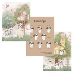 Plakaty A4 Emocje 3szt