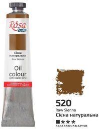 ROSA Farba olejna sienna surowa 520 45ml