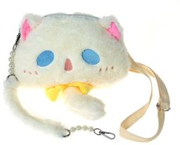 Torebka pluszowa kotek