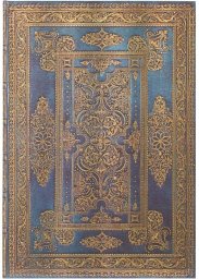 Notatnik gładki Blue Luxe grande