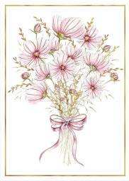 Karnet B8 mini Kosmosy