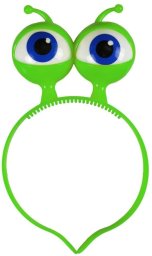 Świecąca opaska na głowę oczy kosmity