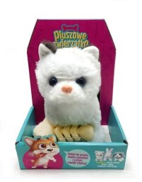 Kotek chodzący z rybką