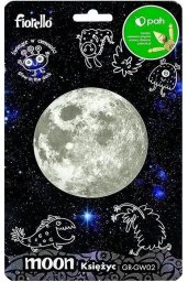 Naklejka fluorescencyjna Księżyc 9cm