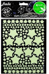Naklejki fluorescencyjne Gwiazdki