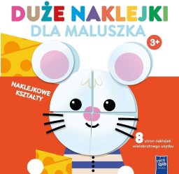 Duże naklejki dla maluszka 3+ Myszka