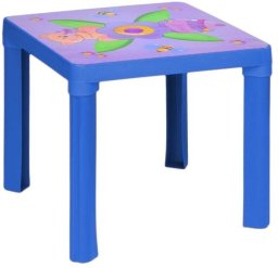 Stolik plastikowy niebieski